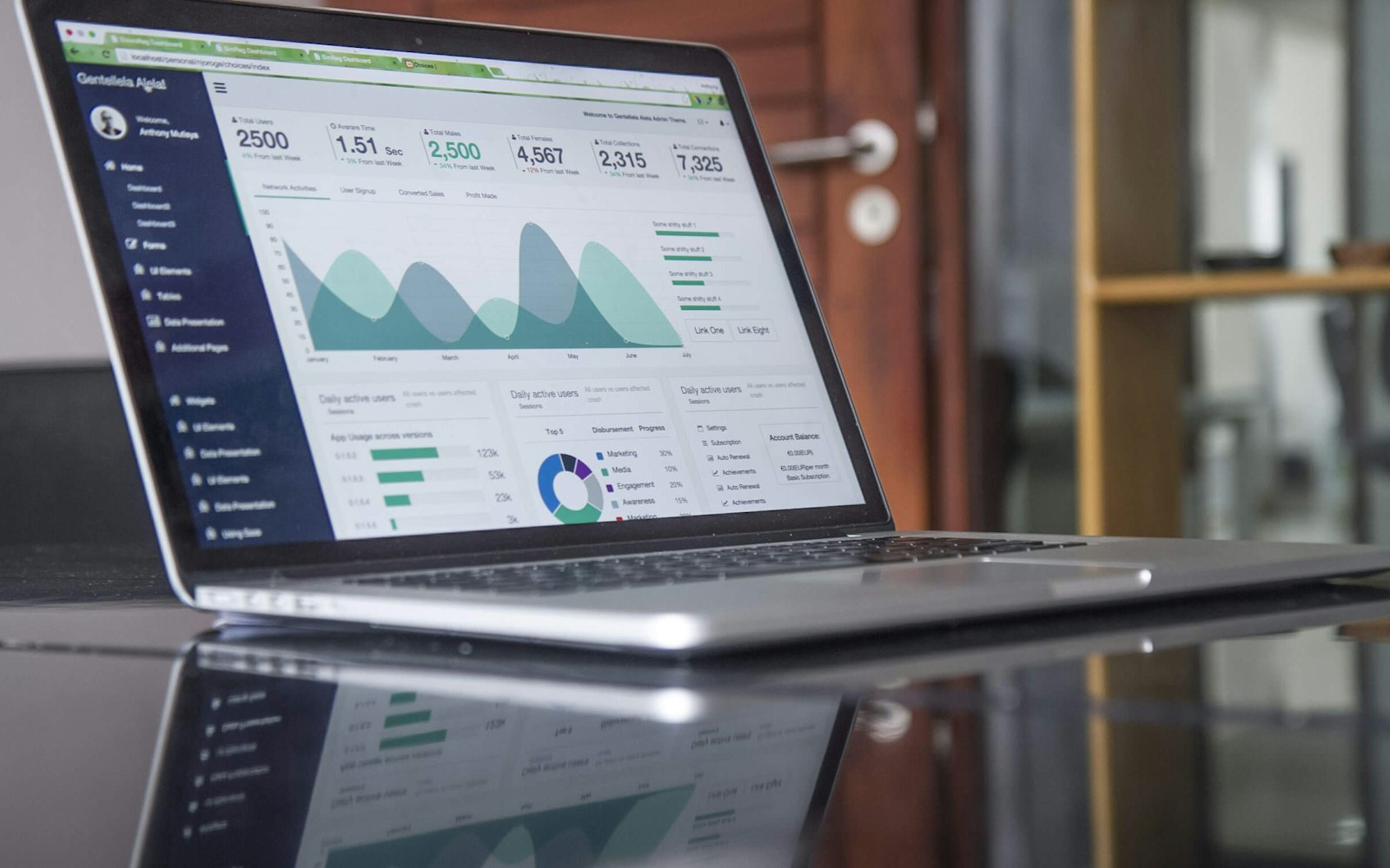 Tuling platform management desk screenshot